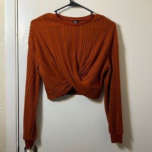 SHEIN ORNAGE LONG SLEEVE SIZE XS
